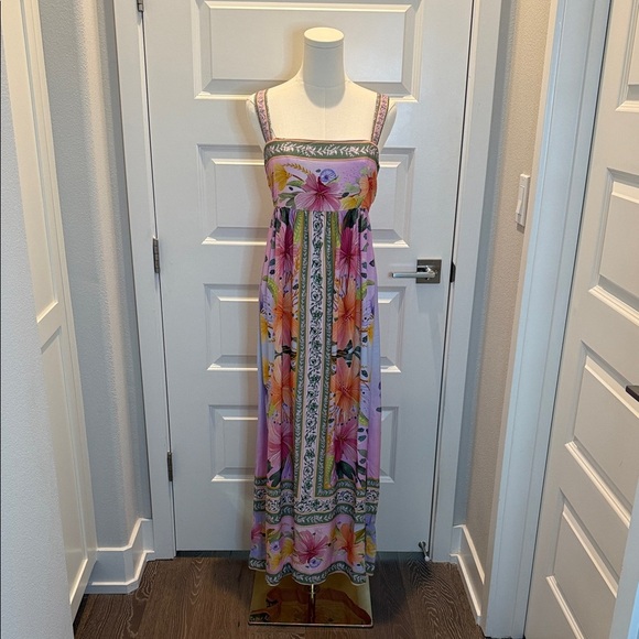 FARM Rio Floral Maralina Long Dress Size M - Picture 6 of 10